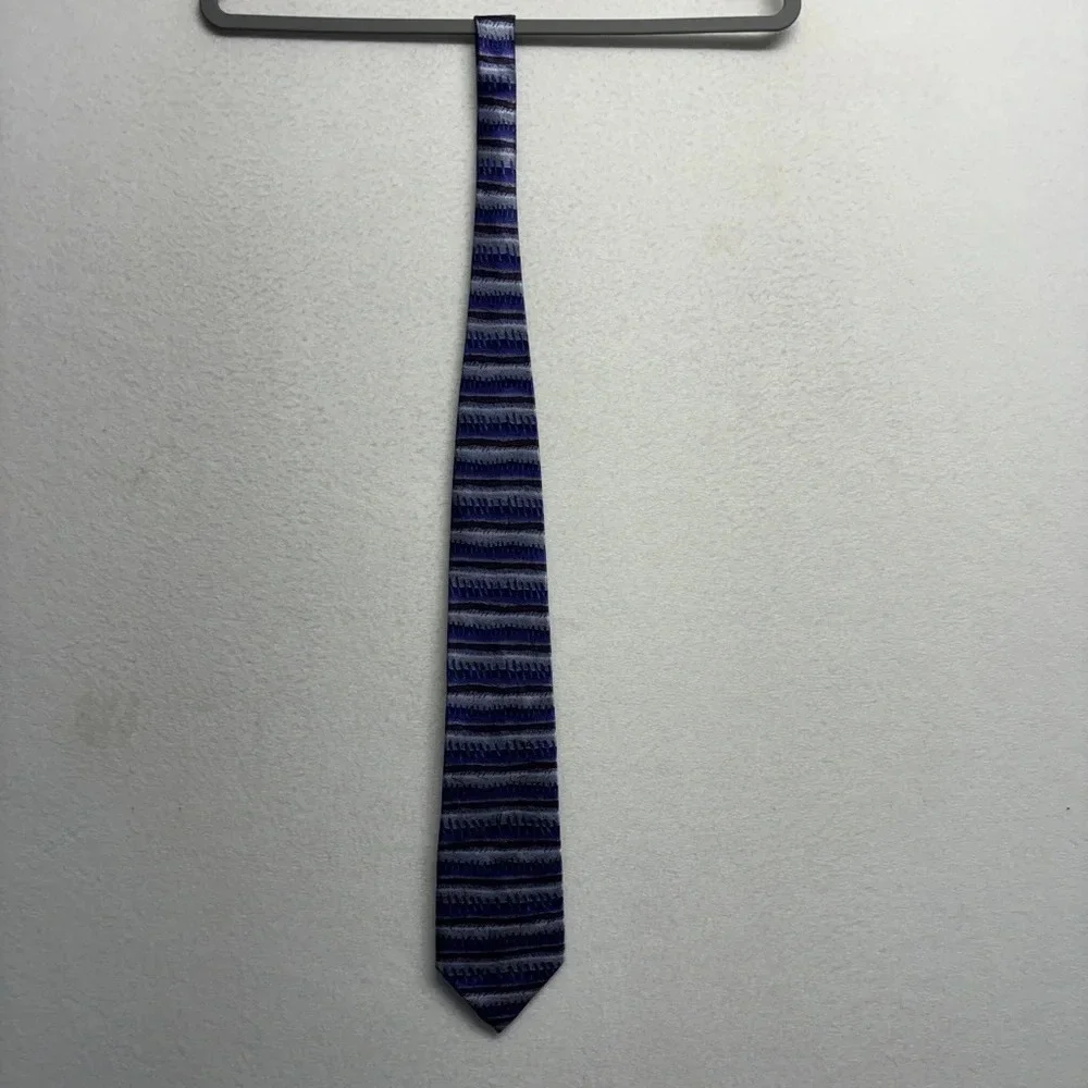 NWT Jerry Garcia Art Wear tie Silk‎ purple stripe